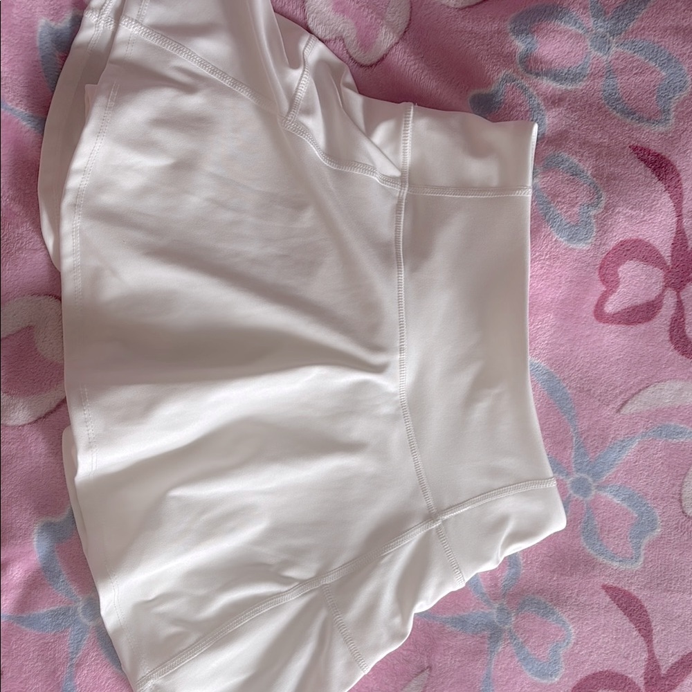 White Athletic Skort